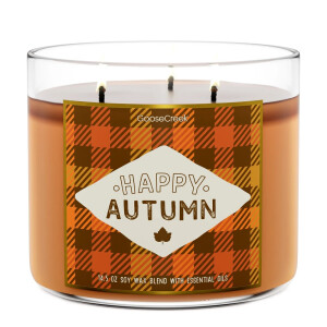Happy Autumn 3-Docht-Kerze 411g