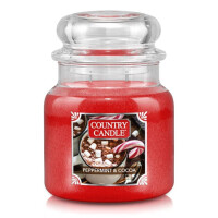 Country Candle™ Peppermint & Cocoa 2-Docht-Kerze 453g