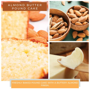 Almond Butter Pound Cake 2-Docht-Kerze 680g