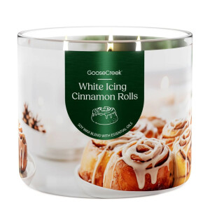 White Icing Cinnamon Rolls 3-Docht-Kerze 411g