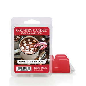 Country Candle™ Peppermint & Cocoa Wachsmelt 64g