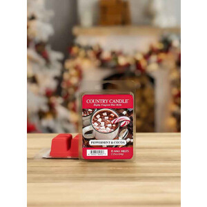 Country Candle™ Peppermint & Cocoa Wachsmelt 64g