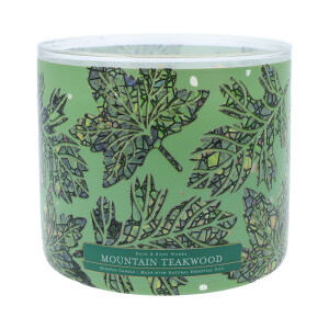 Mountain Teakwood 3-Docht-Kerze 411g