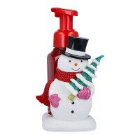 Snowman with Tree Sleeve Soap Holder