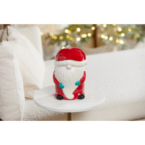 Kerzenhalter Santa Gnome