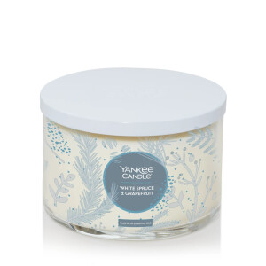 White Spruce & Grapefruit 3-Docht-Kerze 510g