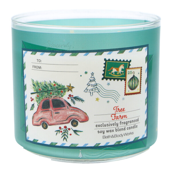 Tree Farm 3-Docht-Kerze 411g