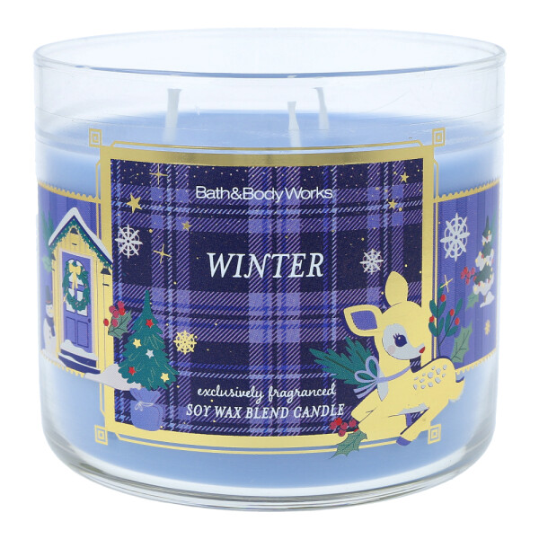 Winter 3-Docht-Kerze 411g