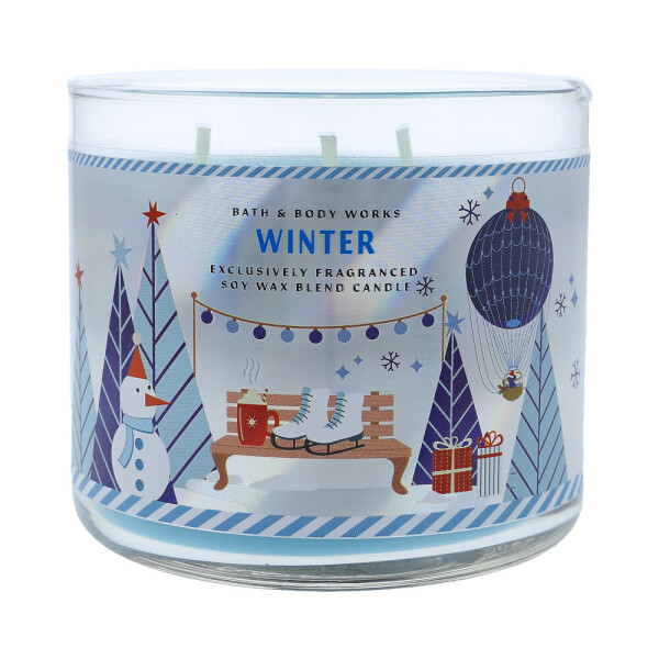 Winter 3-Docht-Kerze 411g