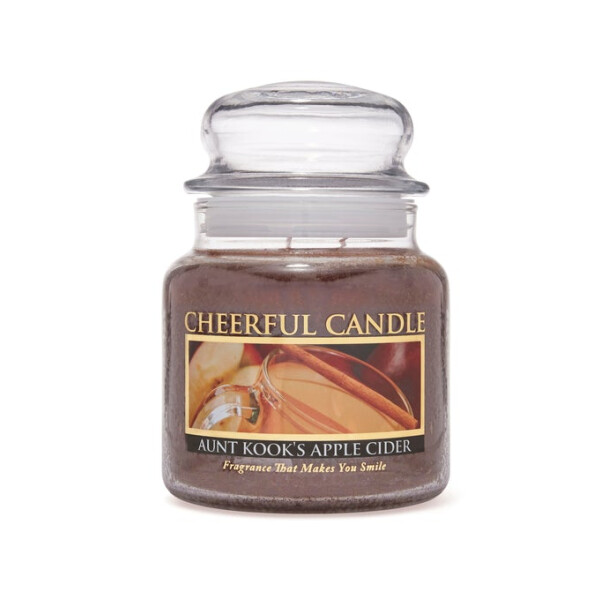 Cheerful Candle Aunt Kooks Apple Cider 2-Docht-Kerze 453g
