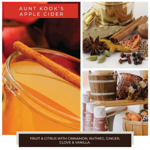 Aunt Kooks Apple Cider 2-Docht-Kerze 453g