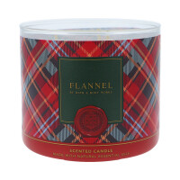 Flannel 3-Docht-Kerze 411g