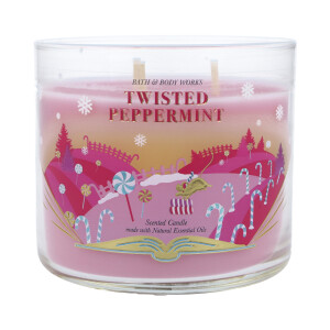 Twisted Peppermint 3-Docht-Kerze 411g