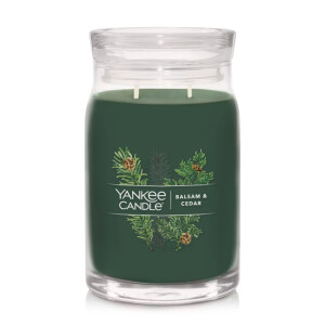 Yankee Candle® Balsam & Cedar Signature Glas 567g