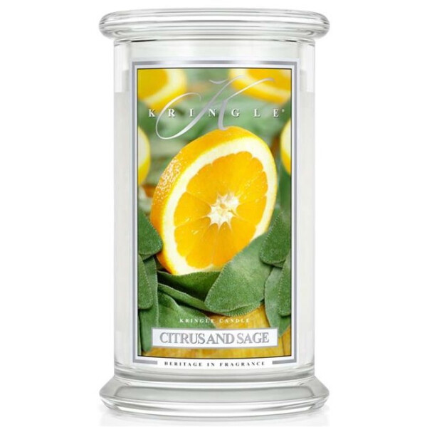 Citrus And Sage 2-Docht-Kerze 623g