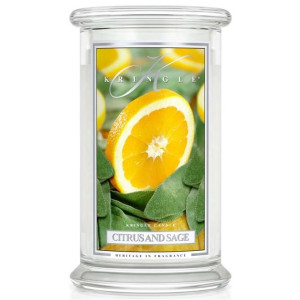 Kringle Candle® Citrus And Sage 2-Docht-Kerze 623g