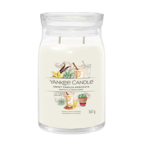 Sweet Vanilla Horchata Signature Glas 567g