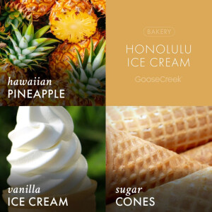 Honolulu Ice Cream 3-Docht-Kerze 411g