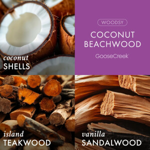 Coconut Beachwood 3-Docht-Kerze 411g