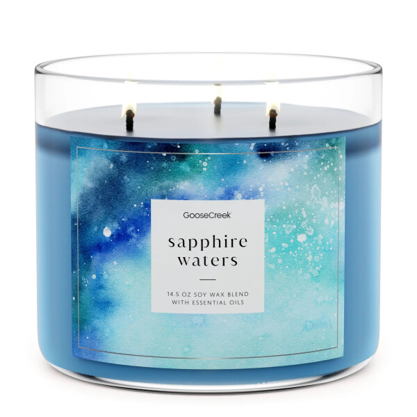 Sapphire Waters 3-Docht-Kerze 411g