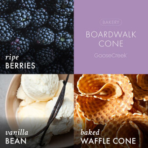 Boardwalk Cone 3-Docht-Kerze 411g