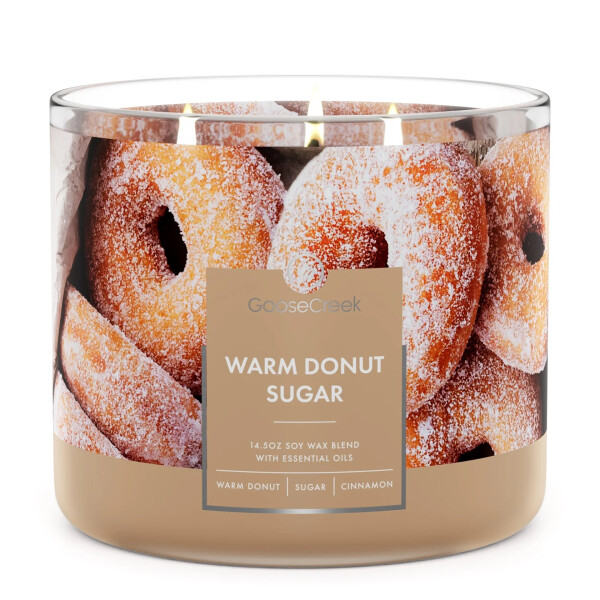 Goose Creek Candle® Warm Donut Sugar 3-Docht-Kerze 411g