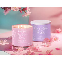 White Strawberry Bellini - Happy Mothers Day 3-Docht-Kerze 411g