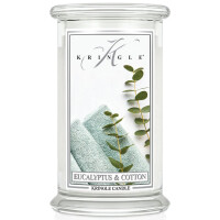 Eucalyptus & Cotton 2-Docht-Kerze 623g