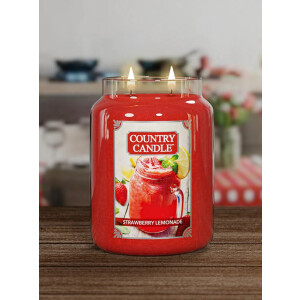 Country Candle™ Strawberry Lemonade 2-Docht-Kerze 652g
