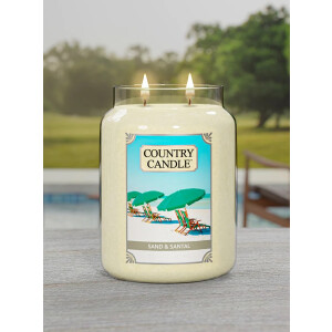 Country Candle™ Sand & Santal 2-Docht-Kerze 652g