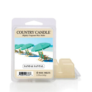 Country Candle™ Sand & Santal Wachsmelt 64g