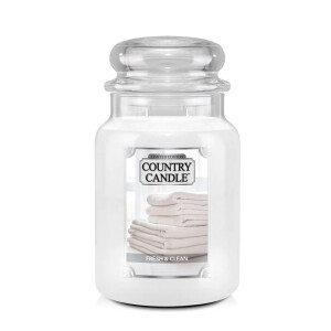 Country Candle™ Fresh & Clean 2-Docht-Kerze 652g