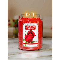 Red Rose 2-Docht-Kerze 652g