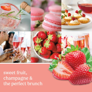 White Strawberry Bellini Mini Glas 37g