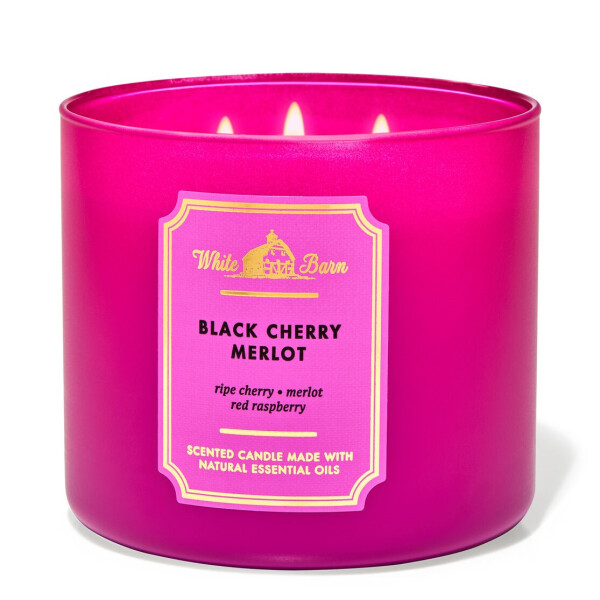 Bath & Body Works® Black Cherry Merlot 3-Docht-Kerze 411g