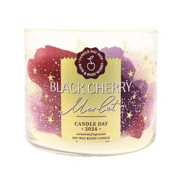 Bath & Body Works® Black Cherry Merlot 3-Docht-Kerze 411g