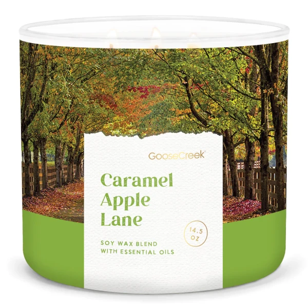 Goose Creek Candle® Caramel Apple Lane 3-Docht-Kerze 411g