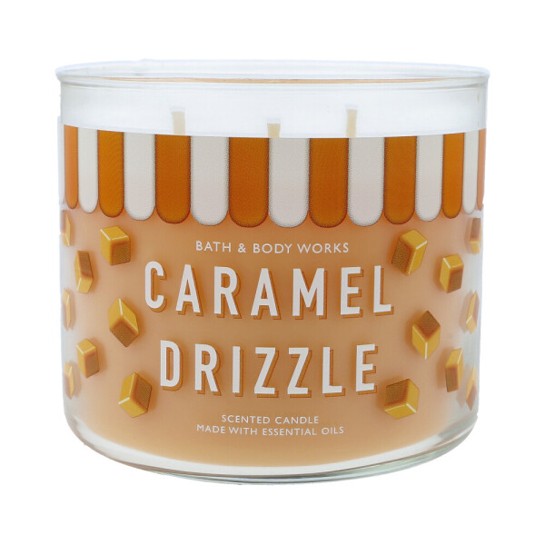 Bath & Body Works® Caramel Drizzle 3-Docht-Kerze 411g