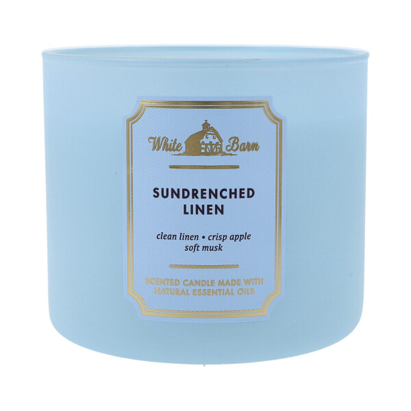 Sun-Drenched Linen 3-Docht-Kerze 411g