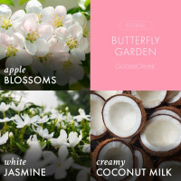 Butterfly Garden 3-Docht-Kerze 411g
