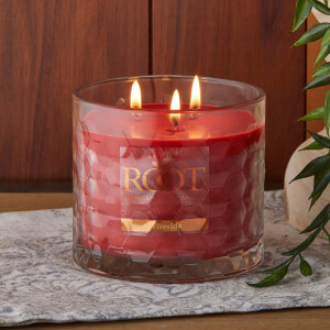 Fireside 3-Docht-Kerze 411g
