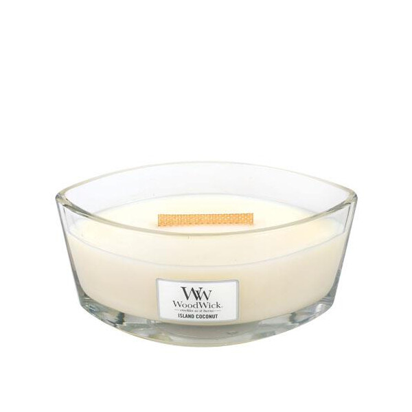 WoodWick® Island Coconut Kerzenglas Ellipse 453,6g mit Knisterdocht