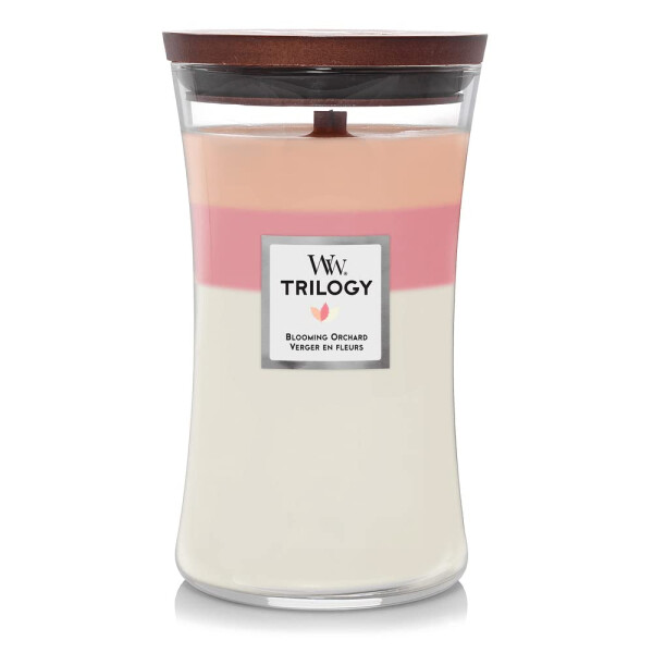 Blooming Orchard Trilogy Kerzenglas Groß 609,5g mit Knisterdocht