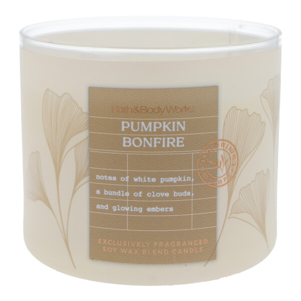 Pumpkin Bonfire 3-Docht-Kerze 411g