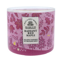 Radiant Red Maple 3-Docht-Kerze 411g