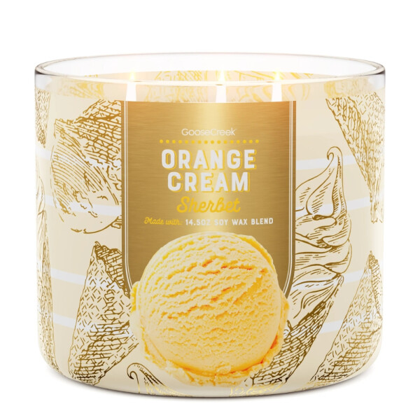 Orange Cream Sherbet 3-Docht-Kerze 411g