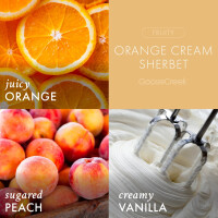 Orange Cream Sherbet 3-Docht-Kerze 411g