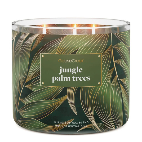 Jungle Palm Trees 3-Docht-Kerze 411g