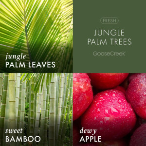 Jungle Palm Trees 3-Docht-Kerze 411g