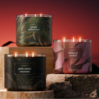 Jungle Palm Trees 3-Docht-Kerze 411g